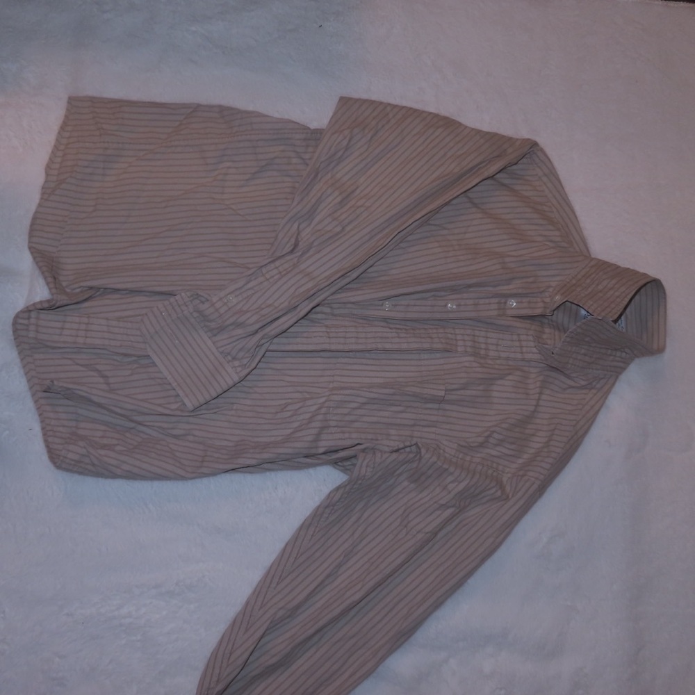 Valentino Beige Striped Shirt